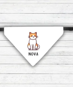 Personlig pet bandana för katt med egen design