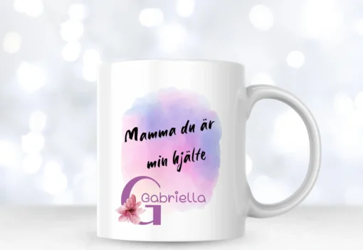 personlig mugg till mamma