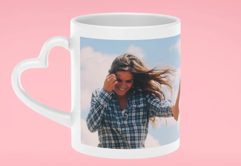 personlig mugg till flickvän med egen bild