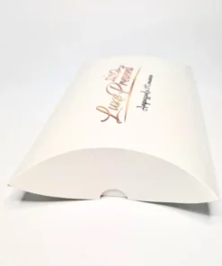 Presentkartong planoval vit