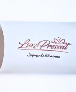 Presentkartong planoval vit