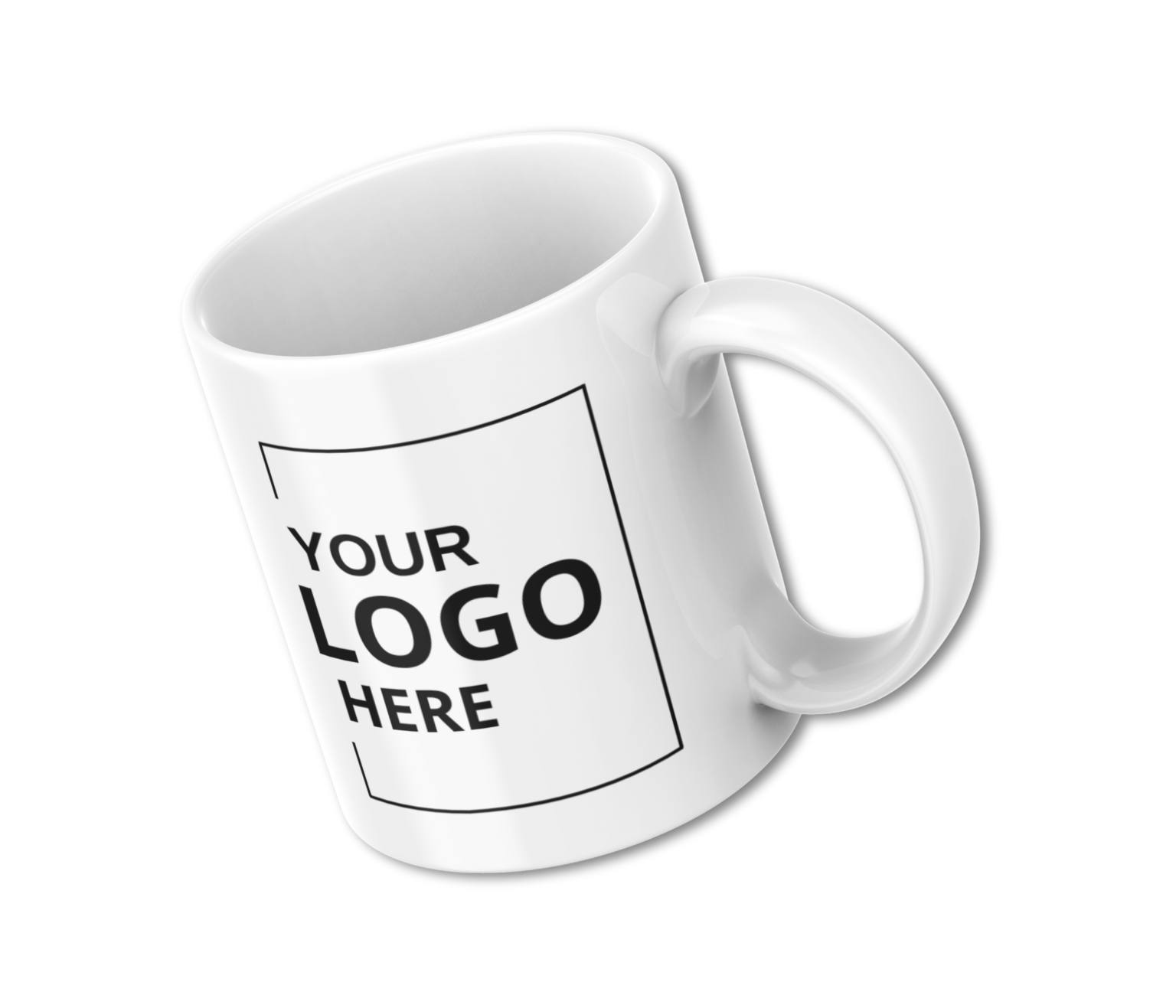 personlig mugg med tryck och logo till företag